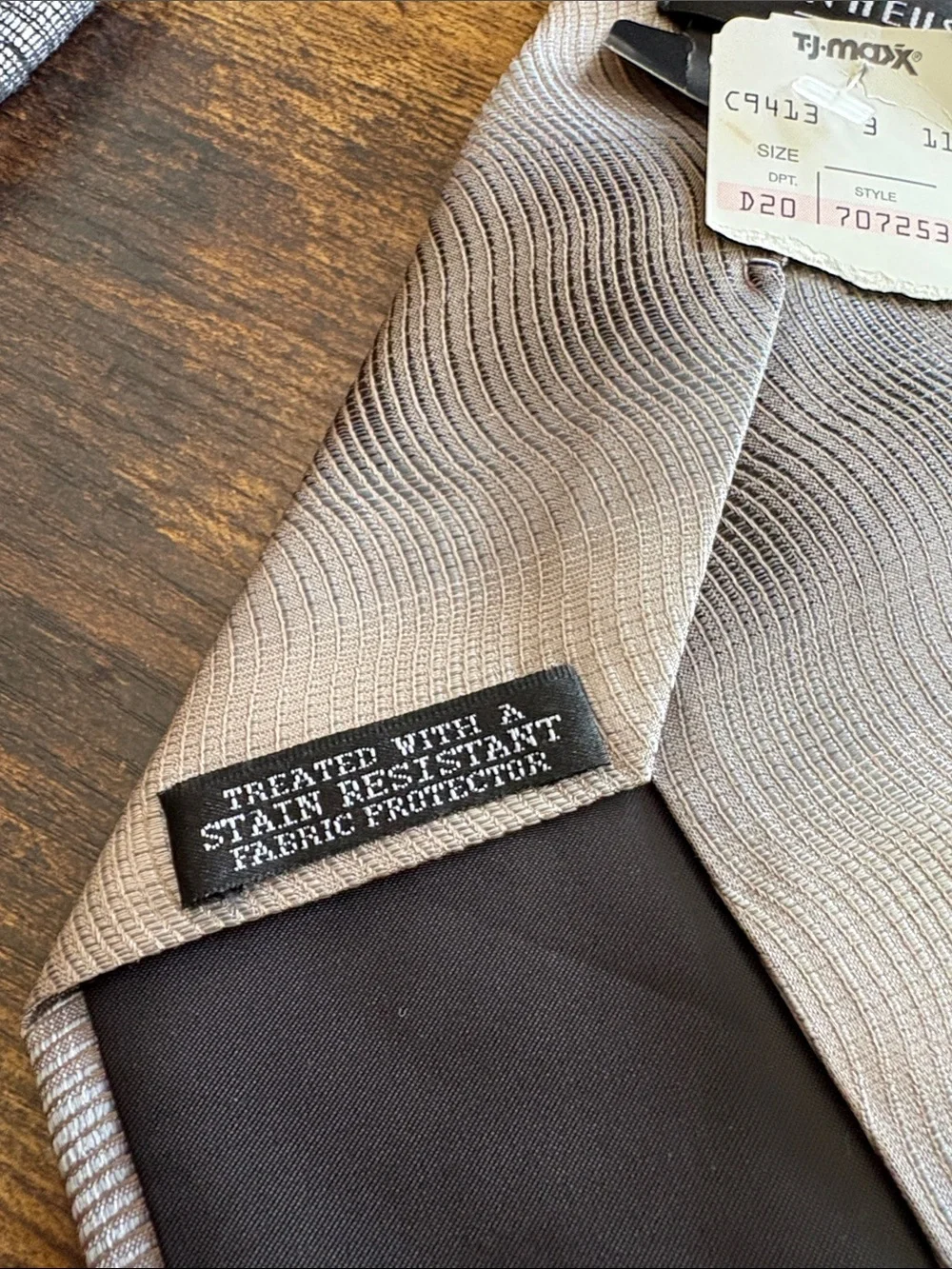 NWT—Van Heusen Gray Textured & Patterned Men's Tie Duo